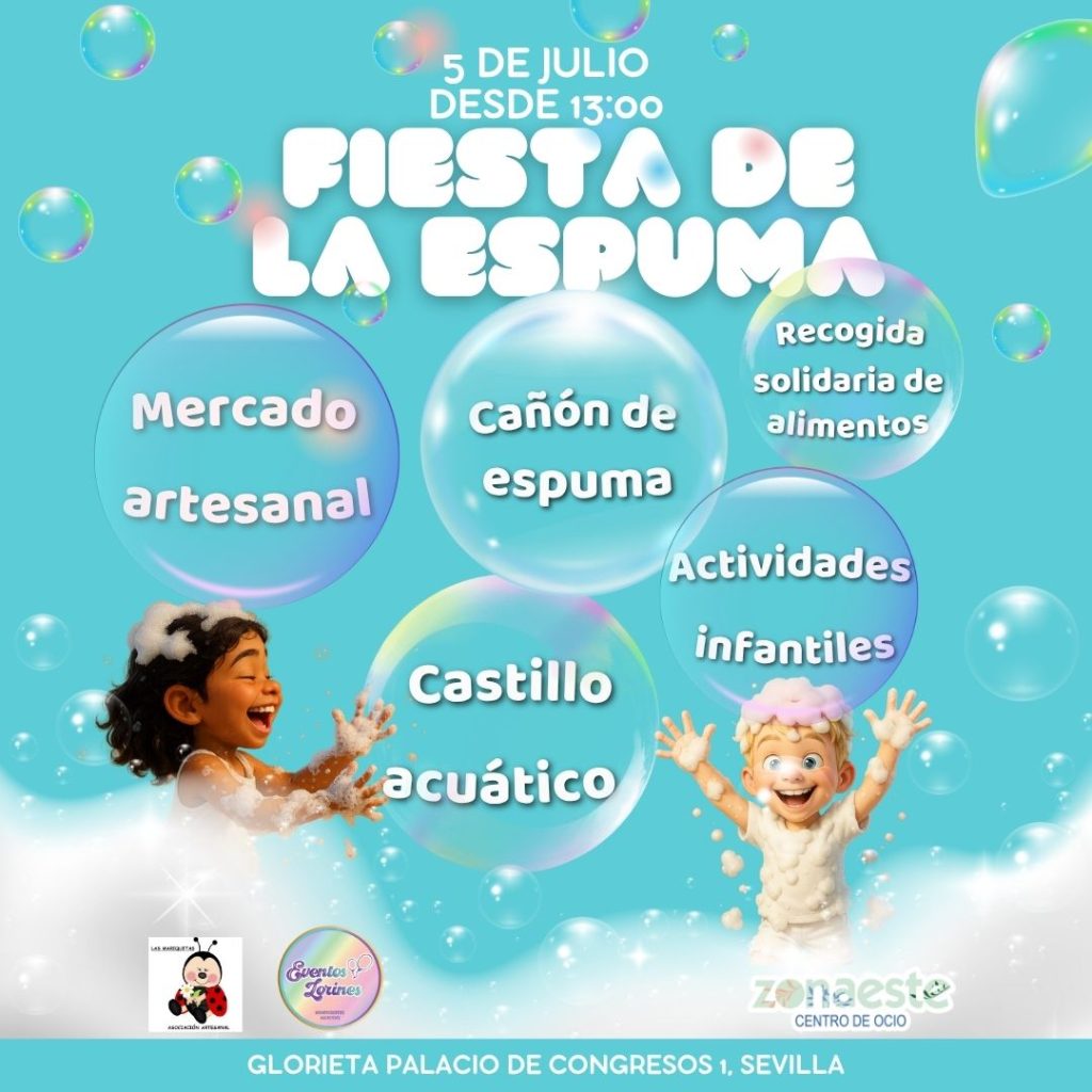 fiesta infantil sevilla este 5 julio